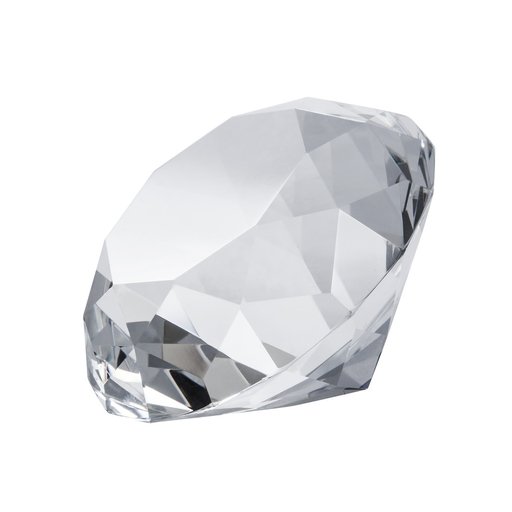Glasdekoration Diamant 4 cm