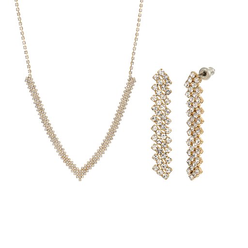 Set halsband,armband och örhängen