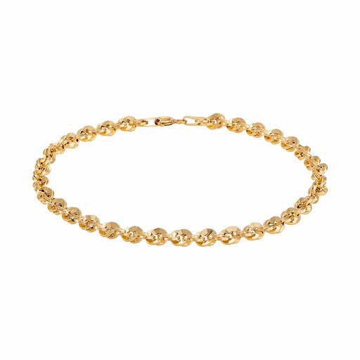 Armband i 18K guld, 19cm