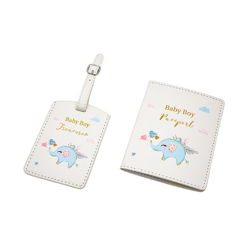 Passfodral och bagagetag Baby boy
