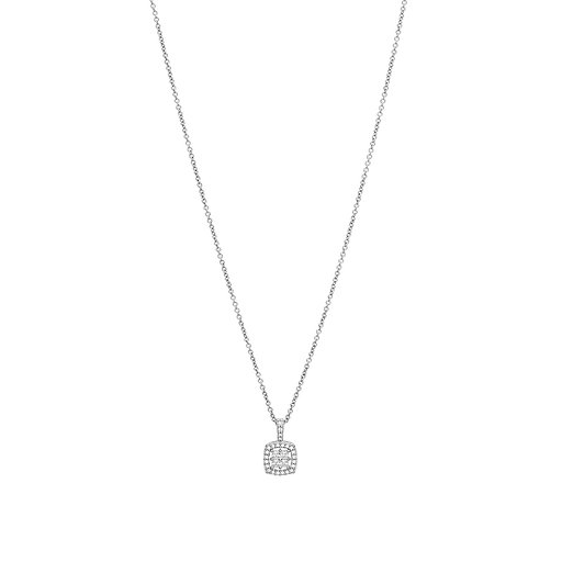 Halsband i äkta silver med kubisk zirkonia