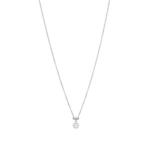 Halsband i äkta silver med kubisk zirkonia