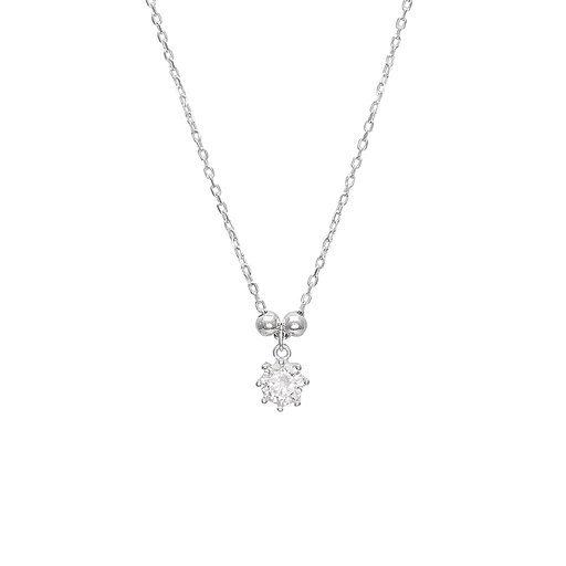 Halsband i äkta silver med kubisk zirkonia