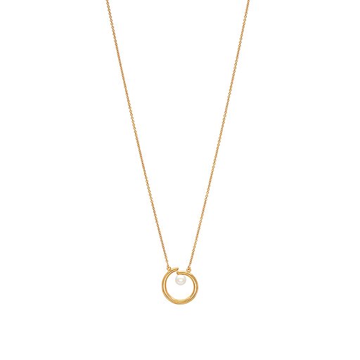 Halsband i äkta silver med sötvattenspärla