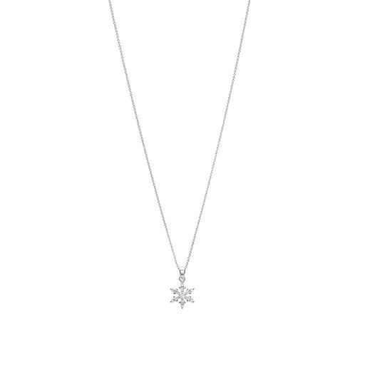 Halsband med snöflinga
