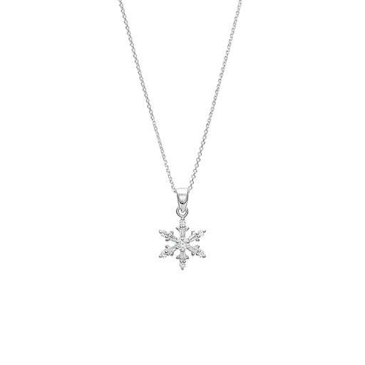 Halsband med snöflinga