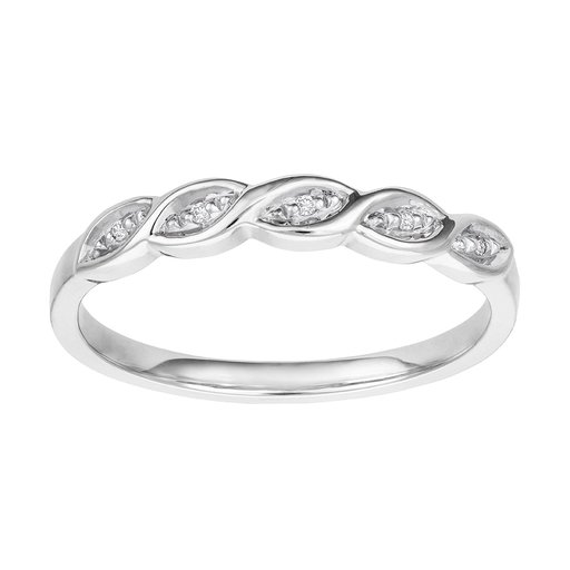 Diamantring i 18K guld