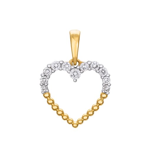 Diamanthänge i 18K guld - Hjärta
