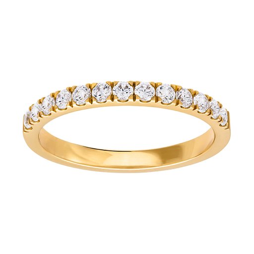 Diamantring i 18K guld - Allians