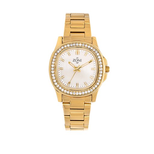 Klocka med länkarmband