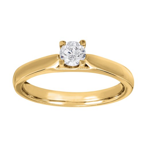 Ring med labbodlad diamant