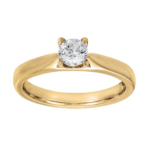 Ring med labbodlad diamant