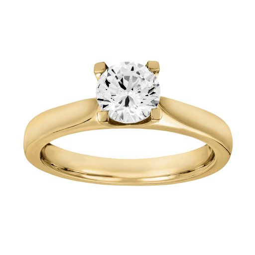 Ring med labbodlad diamant