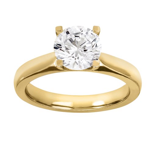 Ring med labbodlad diamant