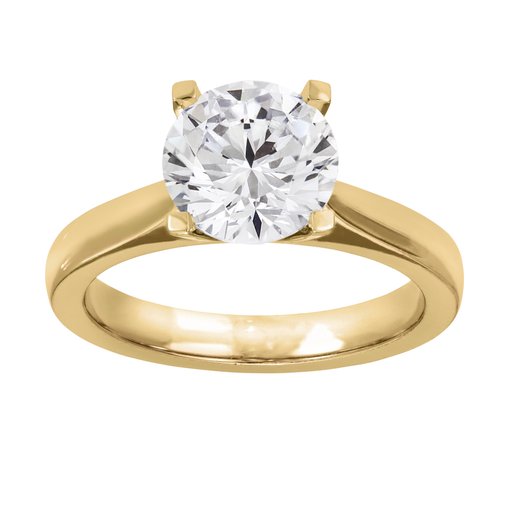 Ring med labbodlad diamant