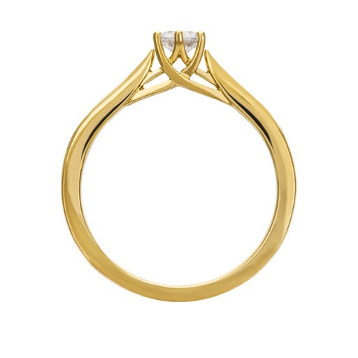 Ring med labbodlad diamant