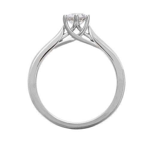Ring med labbodlad diamant