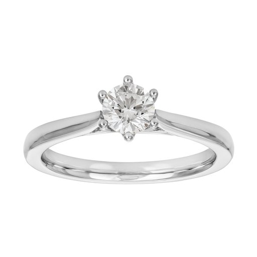 Ring med labbodlad diamant