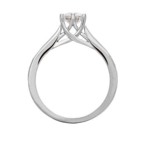 Ring med labbodlad diamant