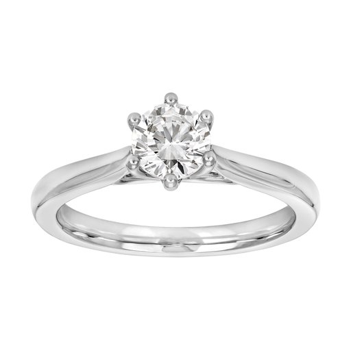 Ring med labbodlad diamant