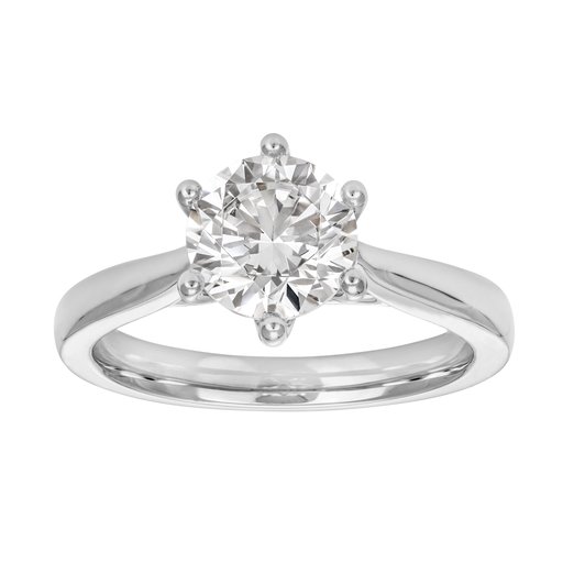 Ring med labbodlad diamant