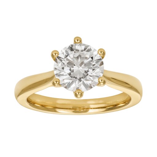 Ring med labbodlad diamant