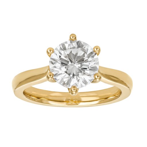 Ring med labbodlad diamant