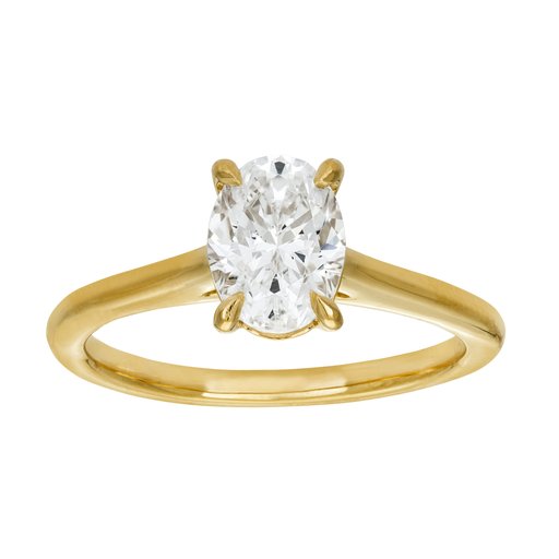 Ring med labbodlad diamant