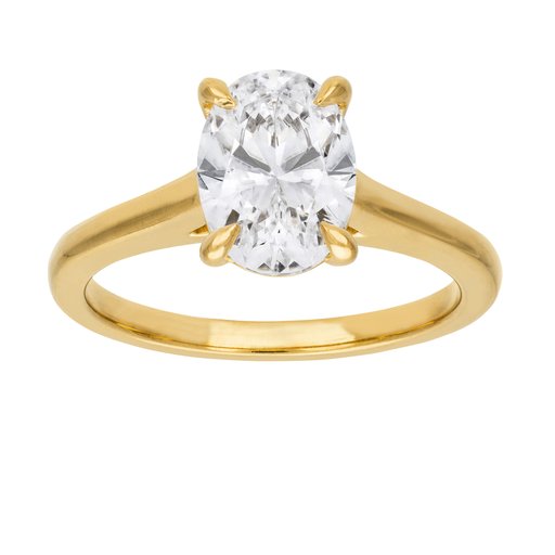 Ring med labbodlad diamant