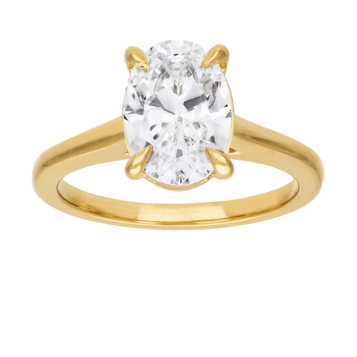 Ring med labbodlad diamant