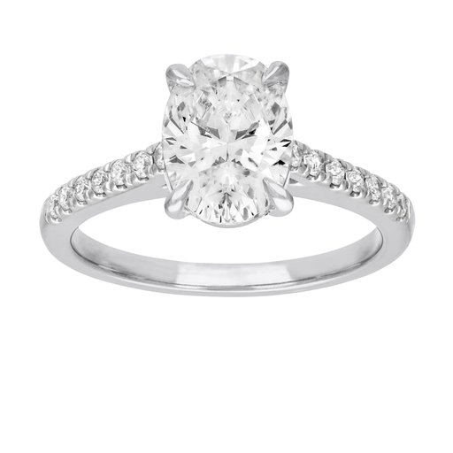 Ring med labbodlad diamant