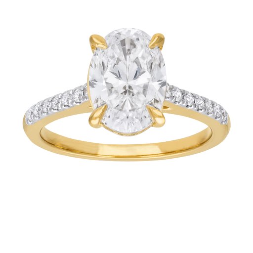 Ring med labbodlad diamant