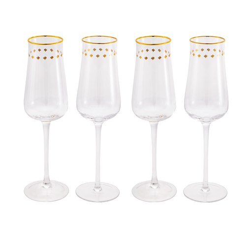 Champagneglas 4-pack