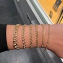 Armband i 18K guld 20cm
