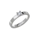 Diamantring i 18K guld