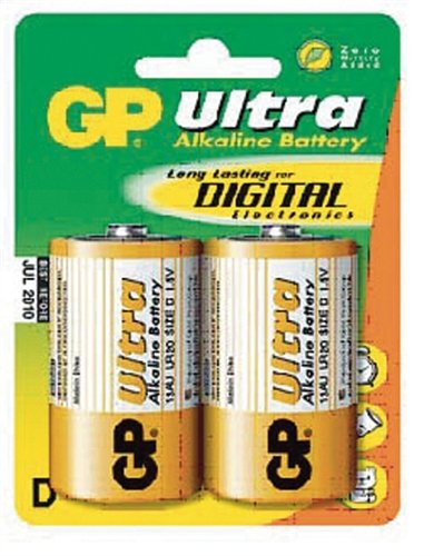 Batteri LR20 2-pack