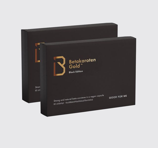 Betakaroten Gold Black Edition 2-pk Enkeltkjøp