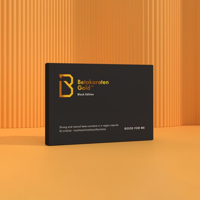 Betakaroten Gold™ Black Edition, 4-pk