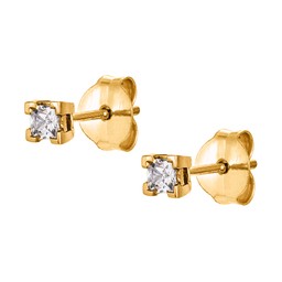Diamantörhängen i 18K guld