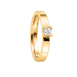 Diamantring i 18K guld