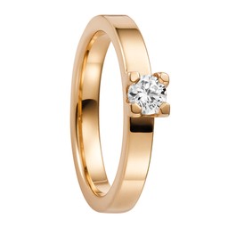 Diamantring i 18K guld