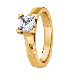 Diamantring i 18K guld