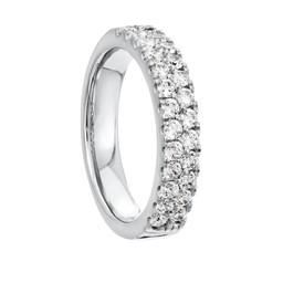 Diamantring i platina