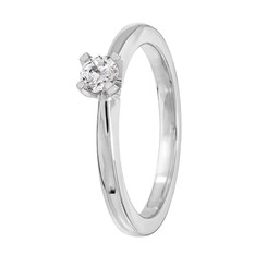 Diamantring i 18K guld