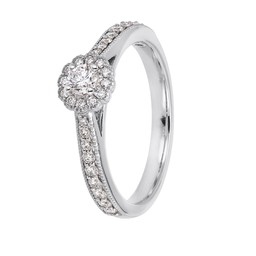 Diamantring Amsterdam 0,42 ct