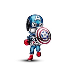 Captain America berlock i äkta silver