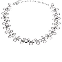 Halsband i äkta silver- Bubble Grape