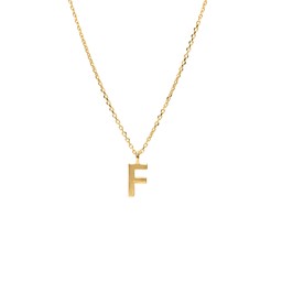 Halsband i äkta silver Bokstav F Halsband i äkta silver Bokstav F
