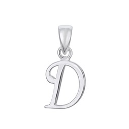Hängsmycke i äkta silver Bokstav D Hängsmycke i äkta silver Bokstav D