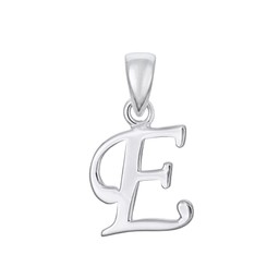 Hängsmycke i äkta silver Bokstav E Hängsmycke i äkta silver Bokstav E